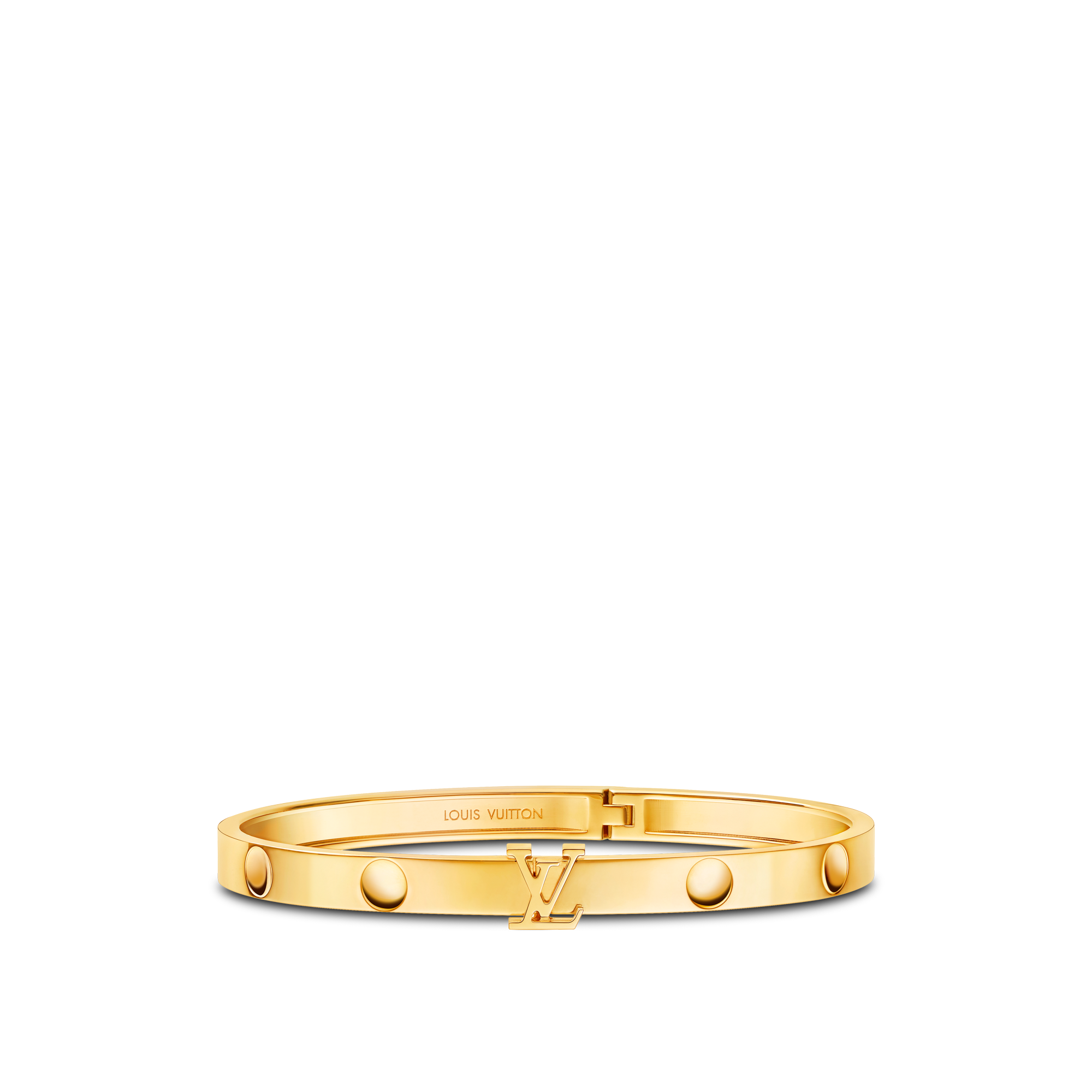 Empreinte Medium Bangle, Yellow Gold  in Les Extraordinaires's Jewelry Bracelets collections by Louis Vuitton (Product zoom)